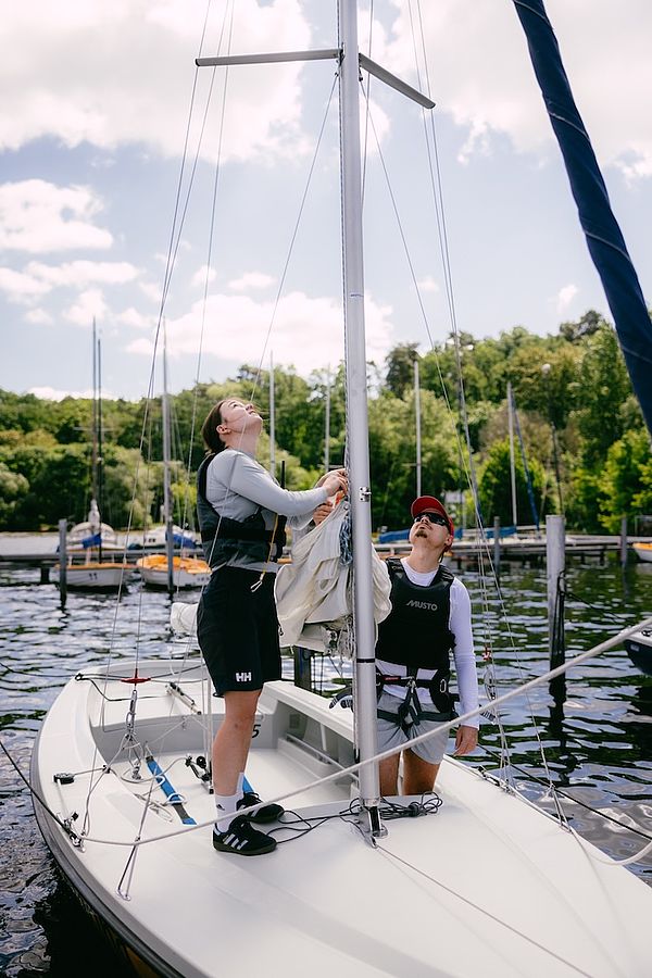 Segelschule Hering Auftakeln Schnupperkurs Segeln
